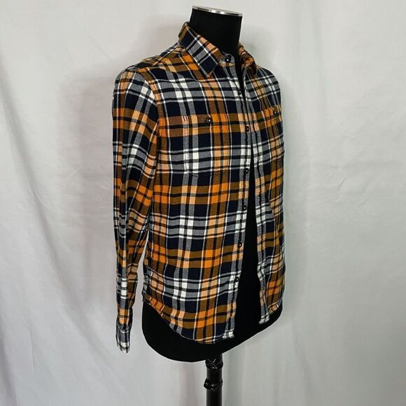American Eagle Outfitter’s Prep Fit Flannel Shirt - Women’s S/P - Picture 2 of 7